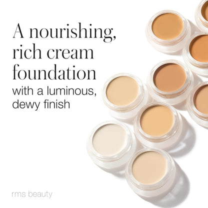 Uncoverup Cream Foundation Hydrating Buildable Medium to Full Coverage with Natural Glow for All Skin Types Clean Beauty 18Ml