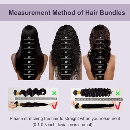 Deep Wave Human Hair Bundles, 20 Inch 13A Curly Single Bundle Human Hair, Wet and Wavy 100% Brazilian Virgin Quick Weave Deep Wave Bundles for Women (Bundles Natural Black)
