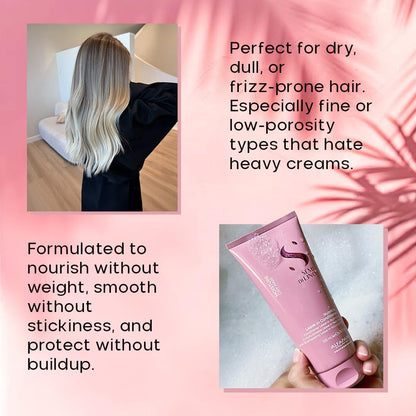 ALFAPARF MILANO Semi Di Lino Moisture Nutritive Shampoo and Conditioner Set for Dry Hair - Sulfate Free Moisturizing Shampoo and Conditioner - Safe on Color Treated Hair - Adds Shine and Softness