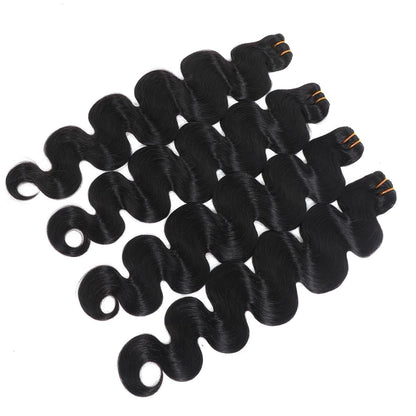 16A Raw Body Wave Human Hair Bundles Human Hair 100% Unprocessed Brazilian Boutique Virgin Hair Extensions,Double Wefts,Triple Lifespan (Body Wave 4 Bundles, 18 20 22 24 Inch)