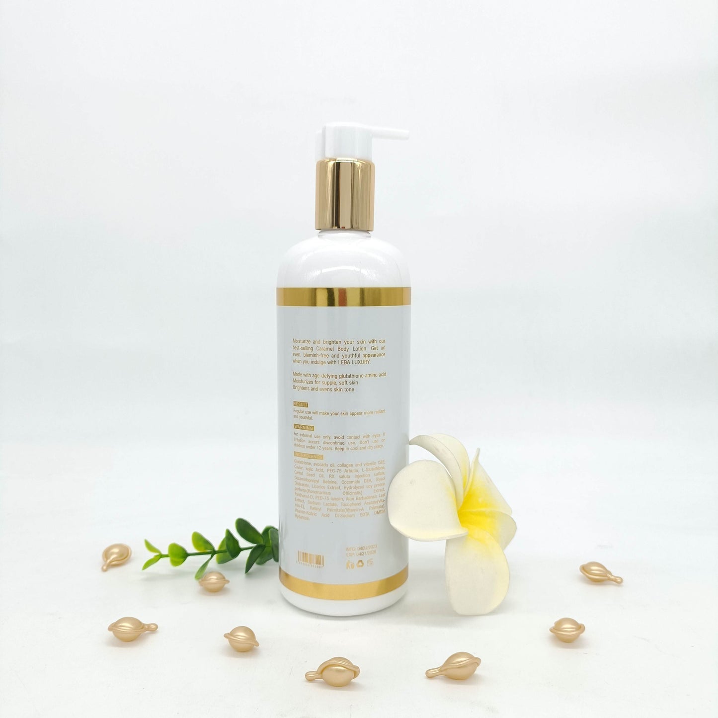 Leba Luxury Brightening & Moisturizing Caramel Body Lotion – 500ml