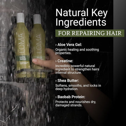 Loma Hair Care Nourishing Shampoo & Conditioner Duo