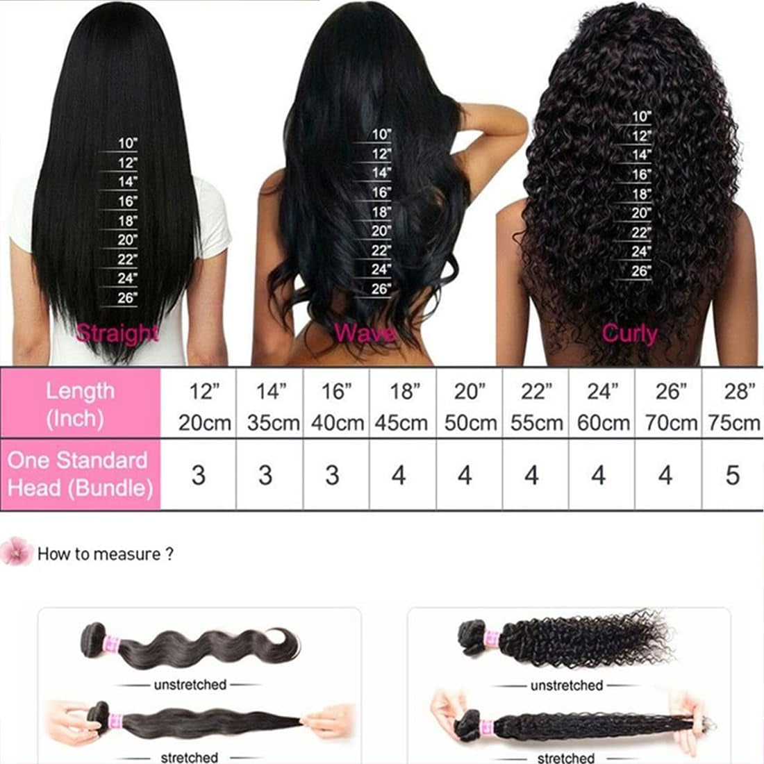 Straight Bundles Human Hair Raw Thick Straight Hair 12A 100% Unprocessed Brazilian Virgin Human Hair Bundles Hair Extension Double Weft Weave Natural Black, Keep Texture Silky Soft 12 14 16 Inch