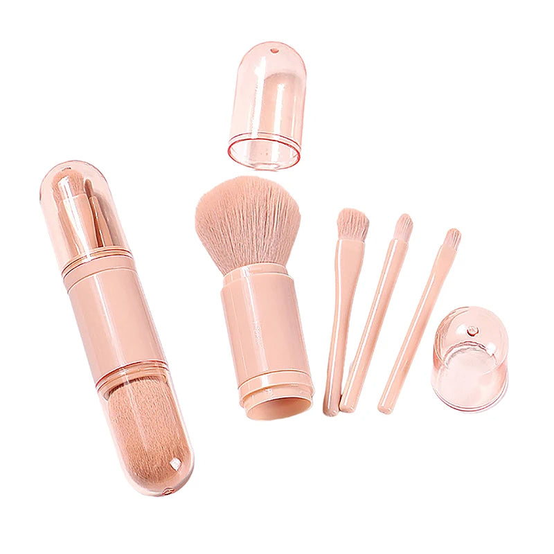 4In1 Portable Makeup Brush Set Beauty Brush