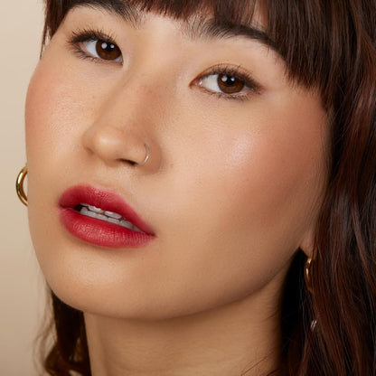 Kissen Lush Lipstick Crayon - Magdalena (Brick Red) Clean Beauty, Cruelty-Free, Vegan