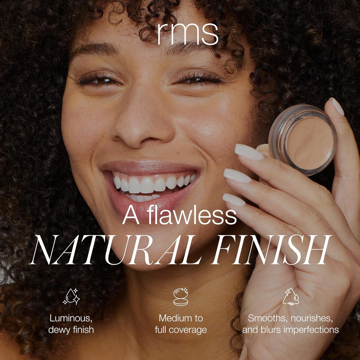 Uncoverup Cream Foundation Hydrating Buildable Medium to Full Coverage with Natural Glow for All Skin Types Clean Beauty 18Ml